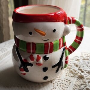 Festive Snowman Mug